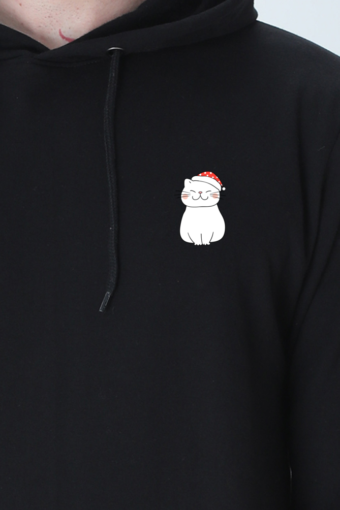 Minimalist Happy Catto Unisex Hooded Sweatshirt