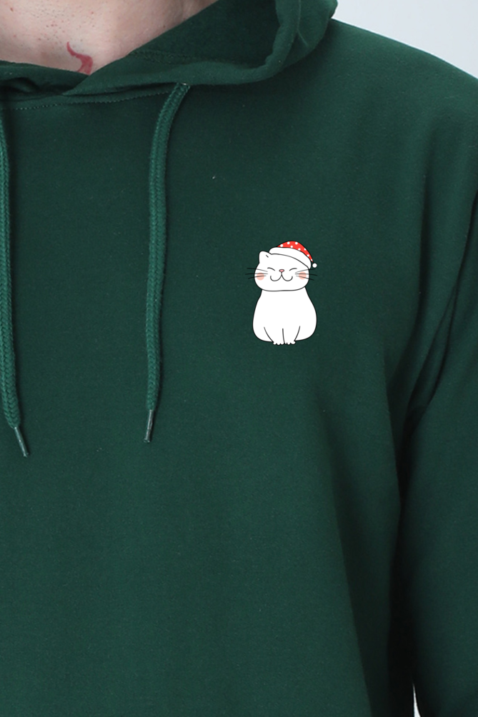 Minimalist Happy Catto Unisex Hooded Sweatshirt