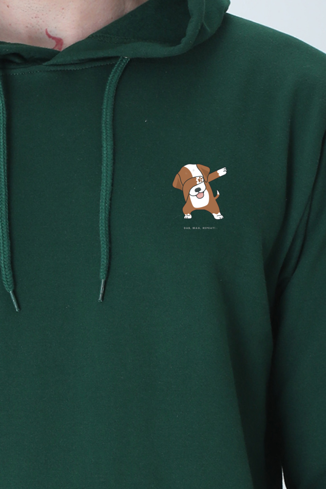 Minimalist Dabbing Dog Unisex Hooded Sweatshirt