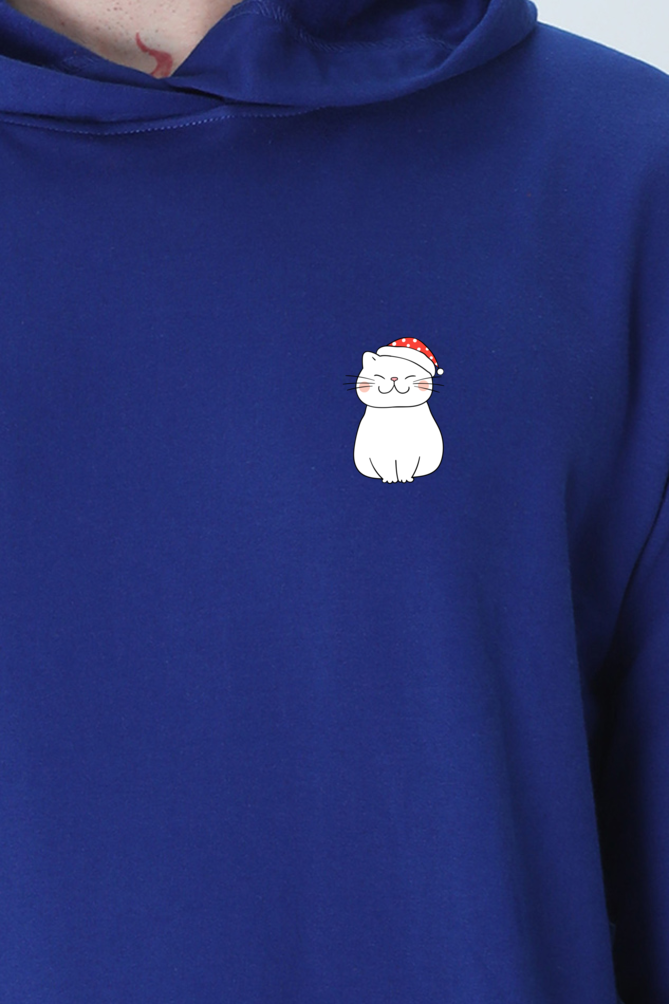Minimalist Happy Catto Unisex Hooded Sweatshirt