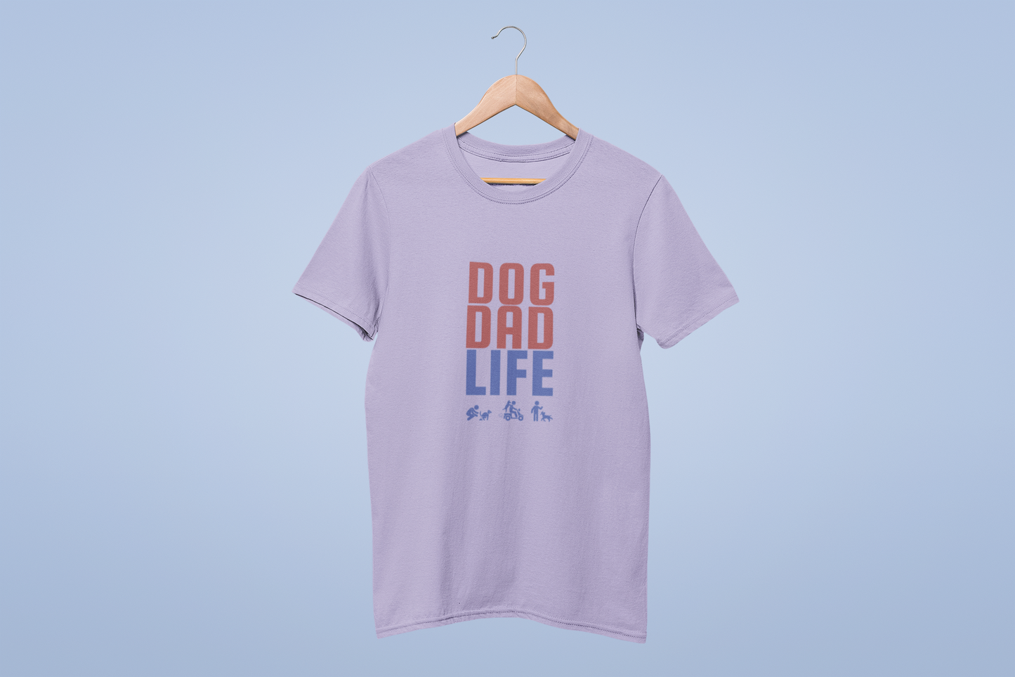 'Dog Dad' Male Classic Crew T-Shirt