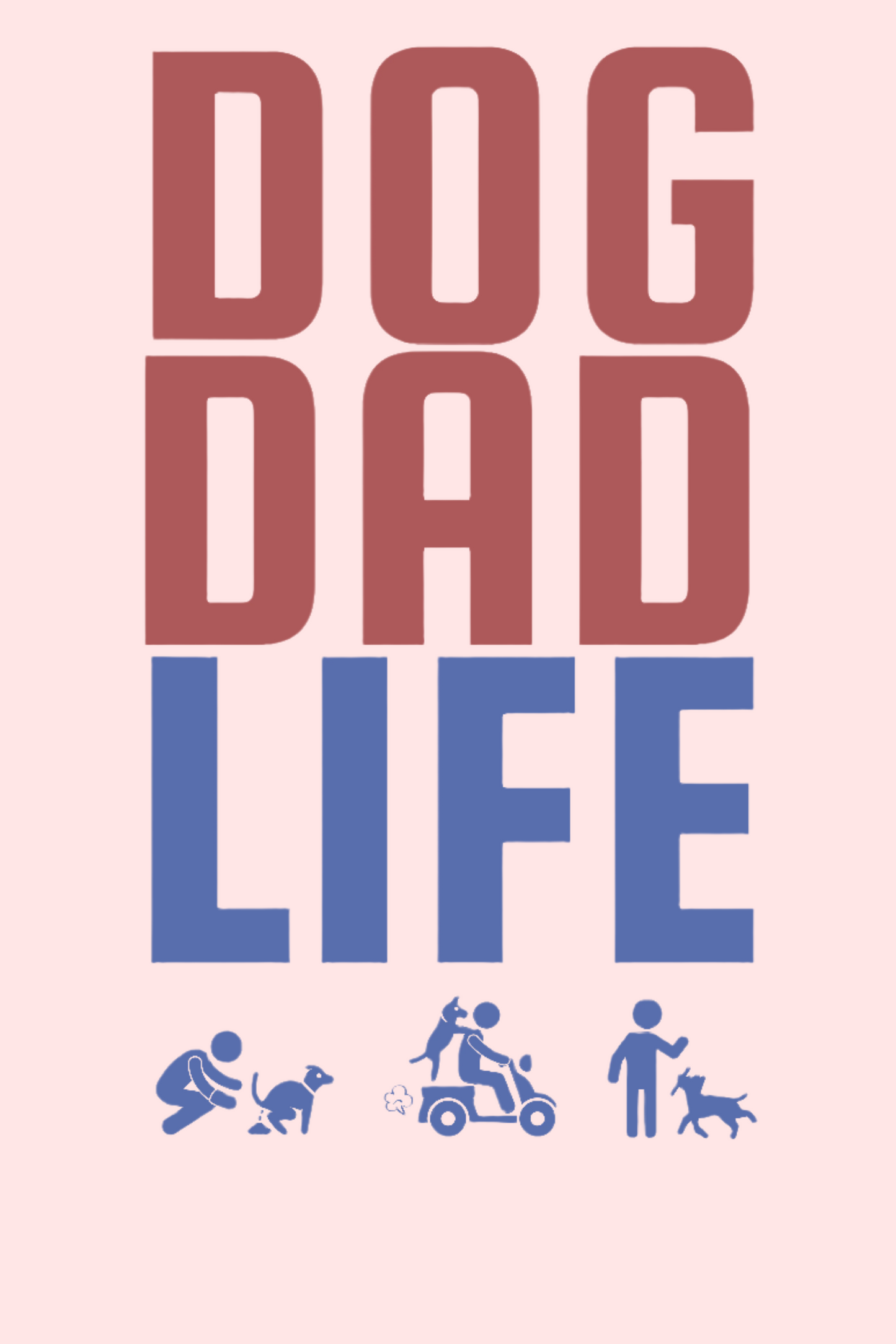 'Dog Dad' Male Classic Crew T-Shirt