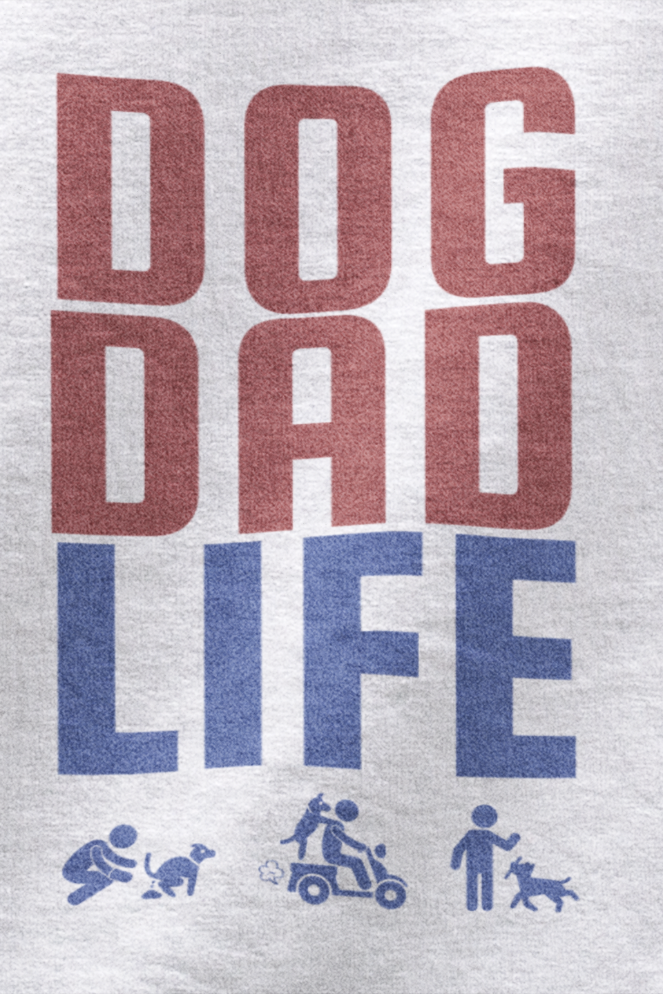 'Dog Dad' Male Classic Crew T-Shirt