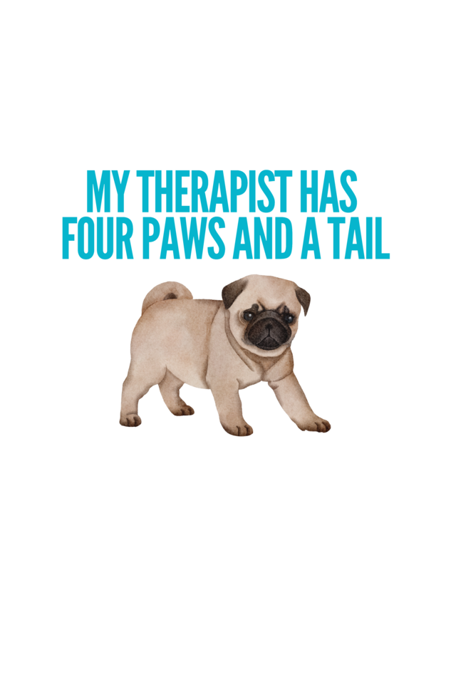 Pug Therapist Half Sleeve Female Standard T-shirt