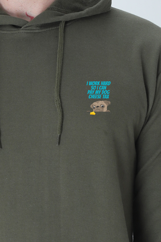 Minimalist 'Cheese Tax' Unisex Hooded Sweatshirt