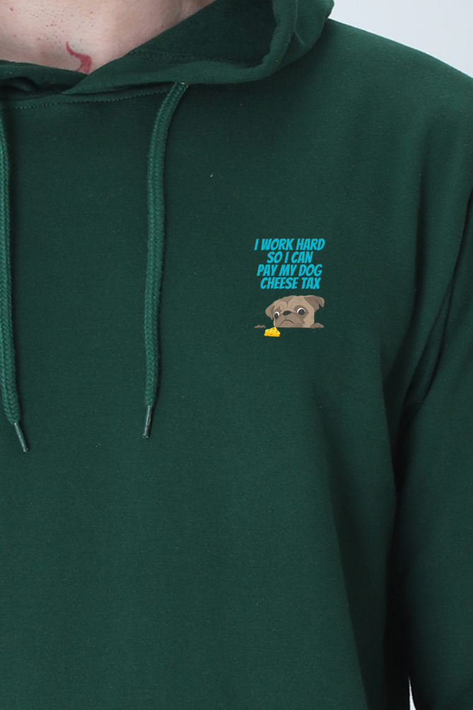 Minimalist 'Cheese Tax' Unisex Hooded Sweatshirt