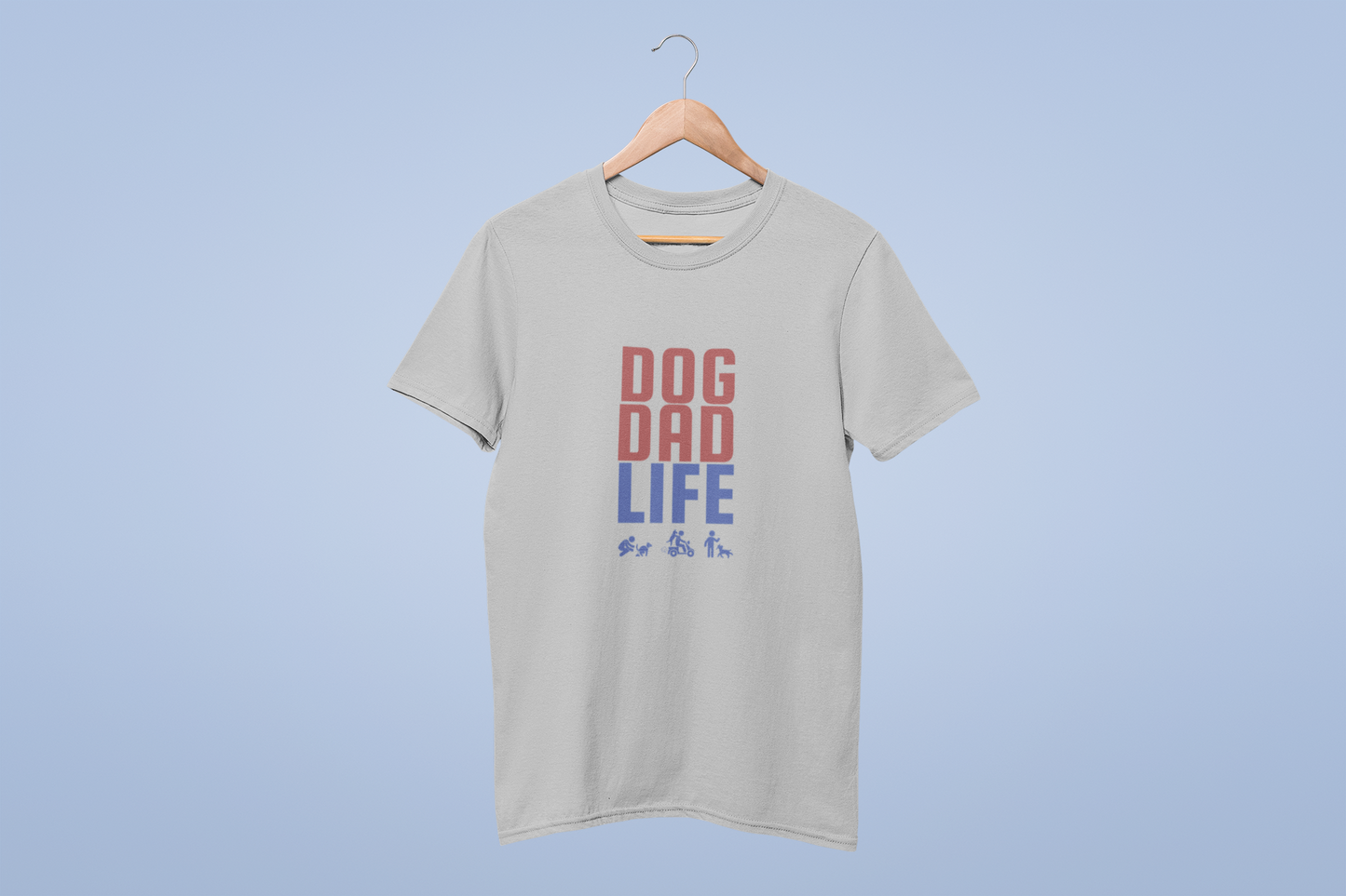 'Dog Dad' Male Classic Crew T-Shirt