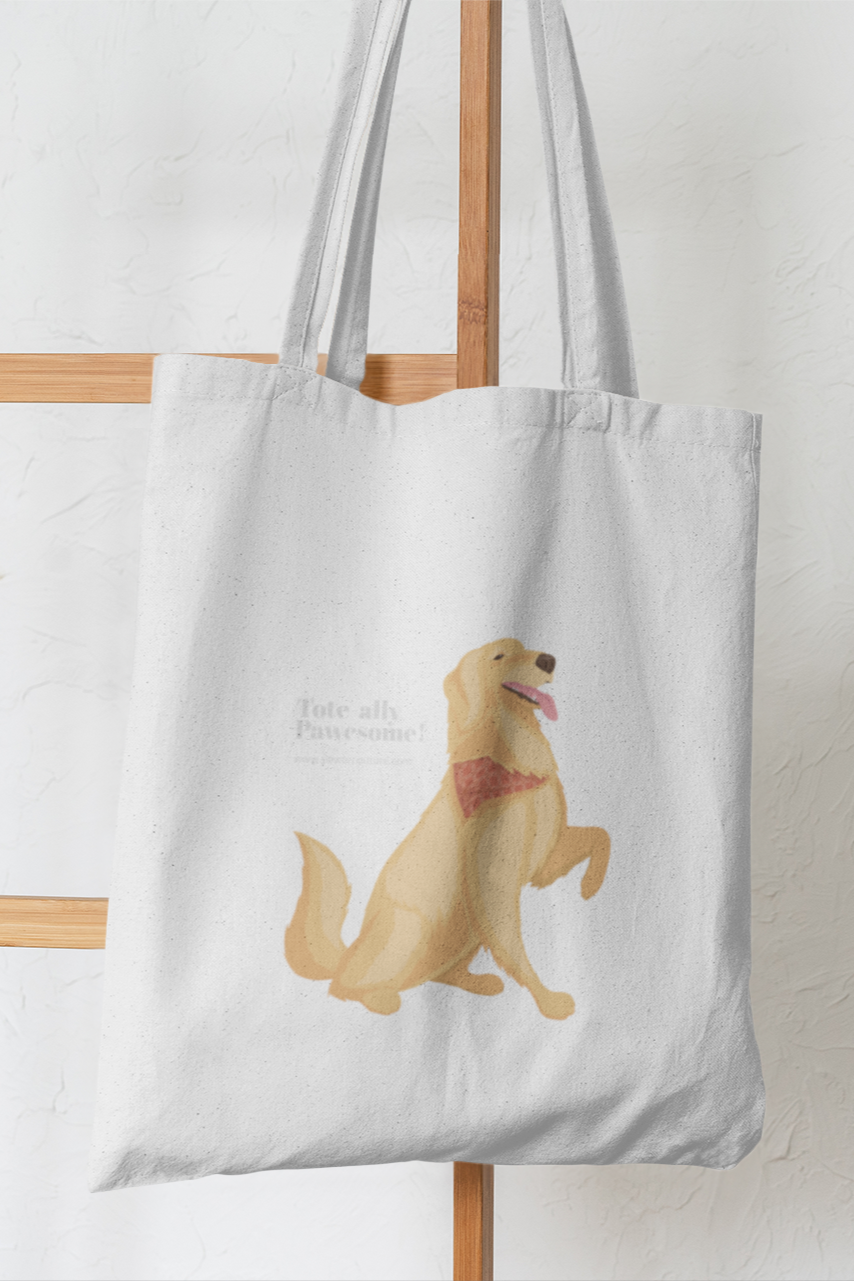 'Let's Be Friends?' Large Unisex Tote Bag (With Zipper)